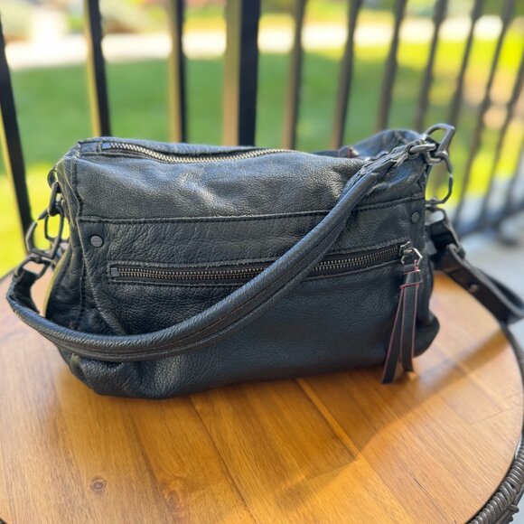 Authentic Liebeskind Berlin Soft Leather Everyday Purse – Black - Picture 1 of 16